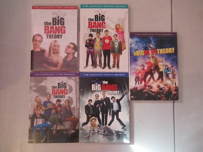 Big Bang Theory Seasons 1 2 3 4 5 DVD EXCELLENT DISCS | eBay