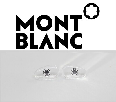 Replacement Screw-in Nose Pads for MontBlanc Eyeglasses Sunglasses Silver Small
