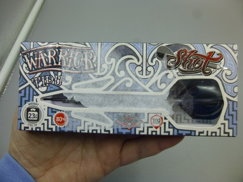 SHOT WARRIOR TIPU 23 GRAMM STEEL TIP DARTS - 80% TUNGSTEN / PROMPTER VERSAND - Bild 3 von 5