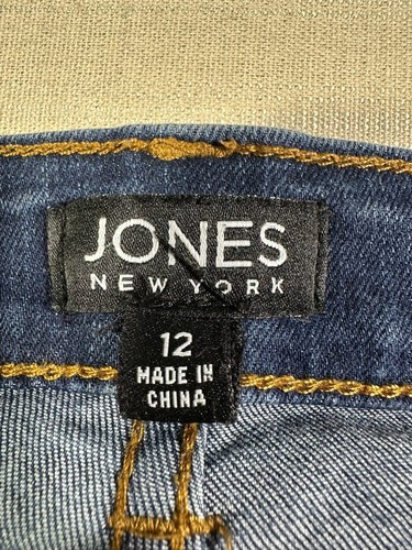 Jones New York Damen Gr. 12 Essex Skinny dunkle Waschung Jeans #498 - Bild 7 von 11