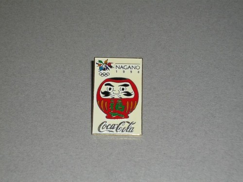 Badge épingle Coca Cola Jeux Olympiques Nagano 1998 - Vintage, Neuf Inutilisé
