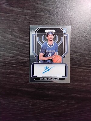 Ziaire Williams 2021-22 Prizm Basketball RC Auto #RS-ZWL Grizzlies