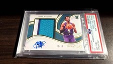 2022 Panini Immaculate MARK WILLIAMS PREMIUM PATCH RC Auto PSA 10