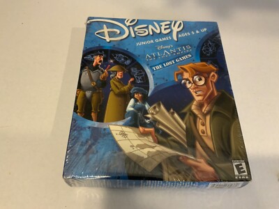 BRAND NEW SEALED ATLANTIS Disney Atlantis The Lost Empire CD- ROM Game ...