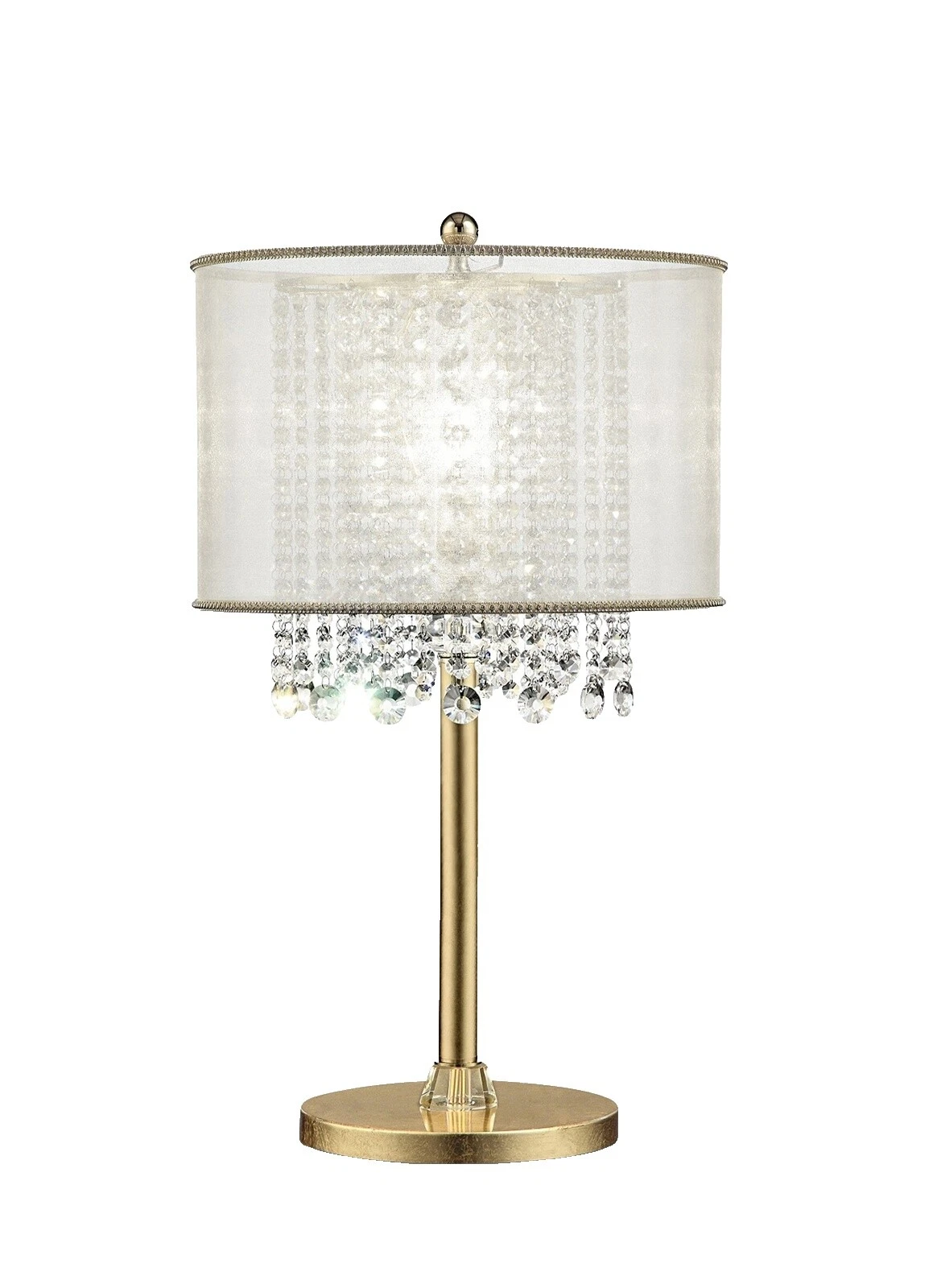 Crystal White Contemporary Lamp Shades