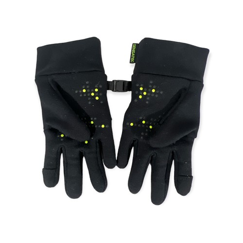 Head Unisex Youth M 7-8 Winter Gloves Black And Lime Sensatec Design Stretchy - Picture 4 of 5