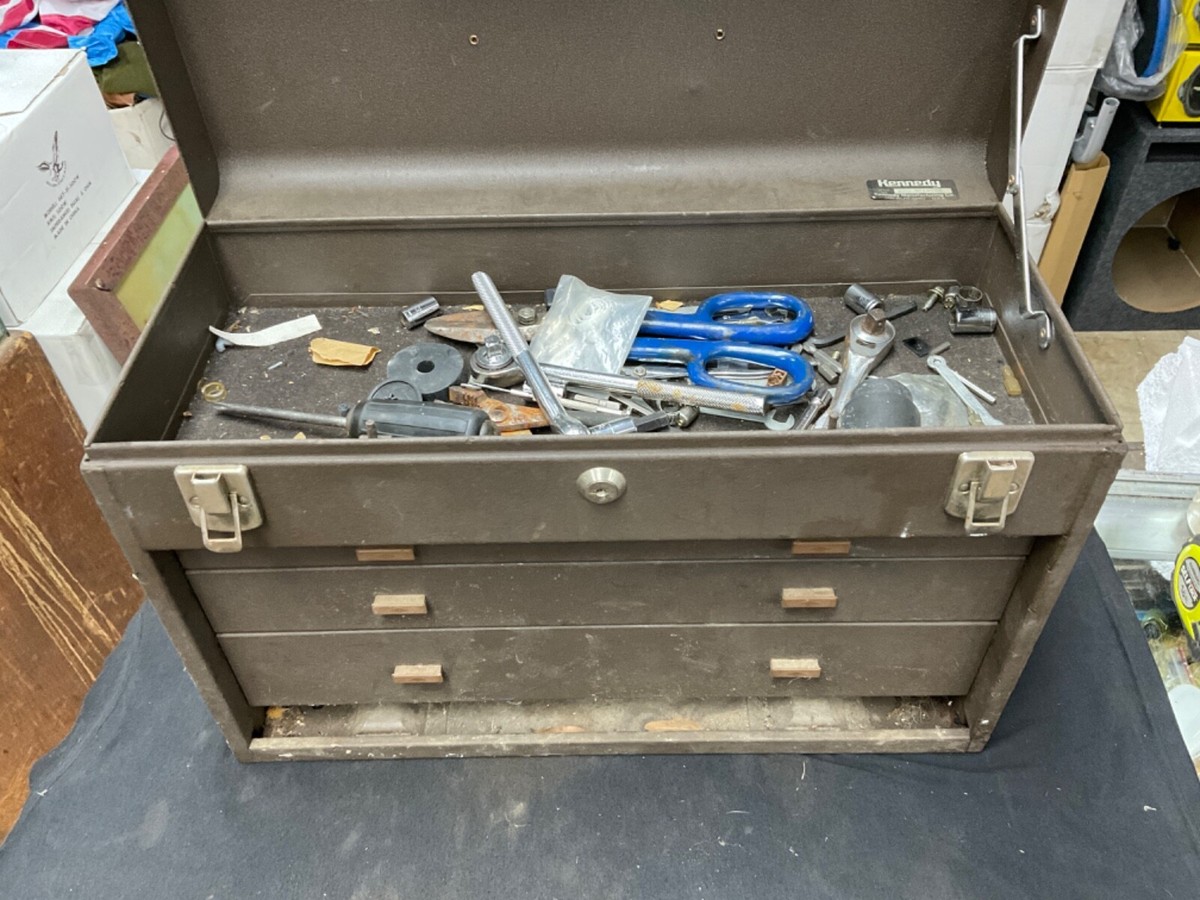 Vintage Kennedy Kits Tool Box Machinist Chest Style 620-9214042