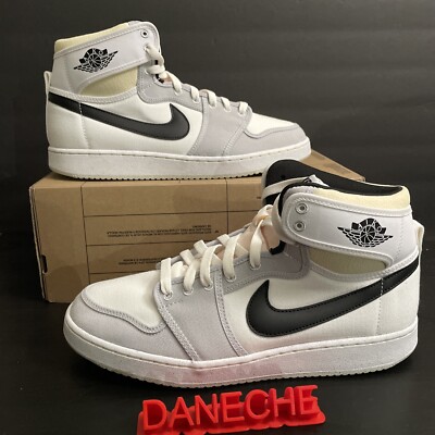 Size 10 - Jordan 1 Retro AJKO White Black Gray Fog Sail Jordan 1 Retro AJKO White Black Grey Fog Men main image 2