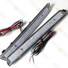 Fit Mazda 3 Mazdaspeed3 Clear Lens 48-smd Led Rear Bumper Reflector Brake Lights Fit Mazda 3 Mazdaspeed3 Clear Lens 48-smd Led Rear Bumper Reflector Brake Lights