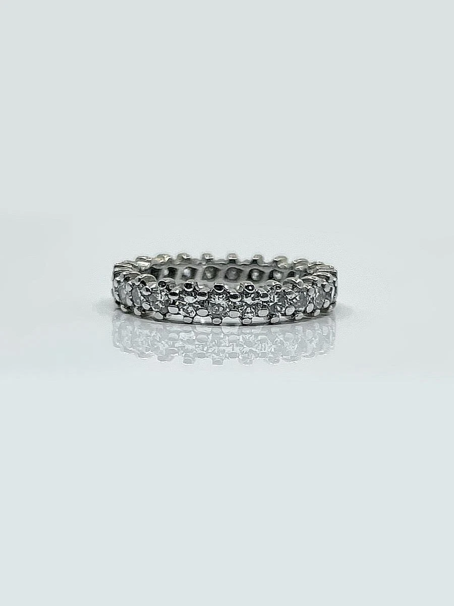 Alliance or gris 18k tour complet 24 diam 1.68 cts Bijoux