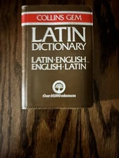 Latin Dictionary: Latin-English, English-Latin Collins GEM Paperback Pocket Size