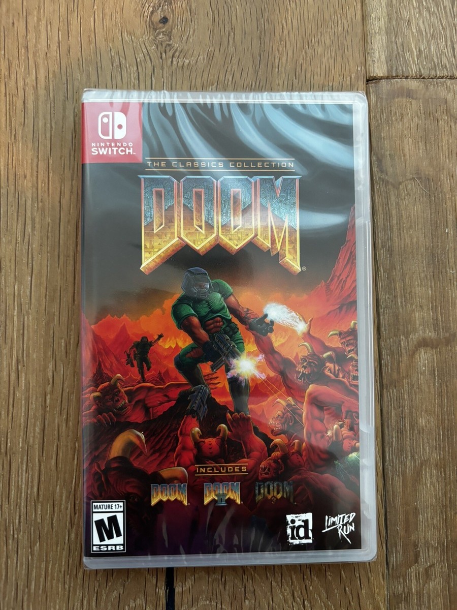 Doom Slayer Doom Eternal Nintendo Switch Lite Classic Doom Switch