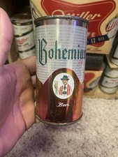 Bohemian Club flat top beer can Bohemian Breweries Spokane Wa Old Vintage