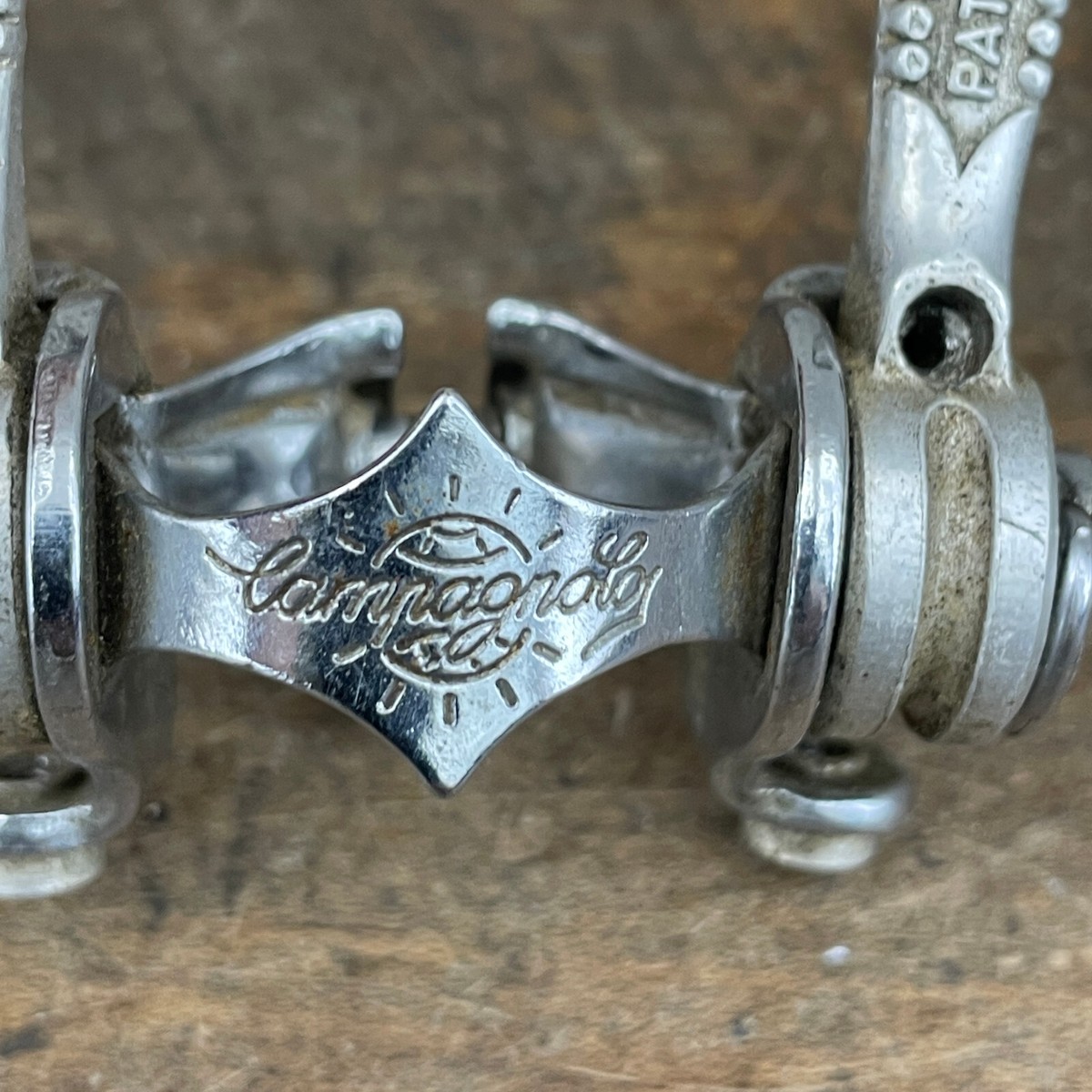 Jeu De Leviers De Vitesse Vintage Campagnolo Record - Fixation Down Tube 28.6 Mm