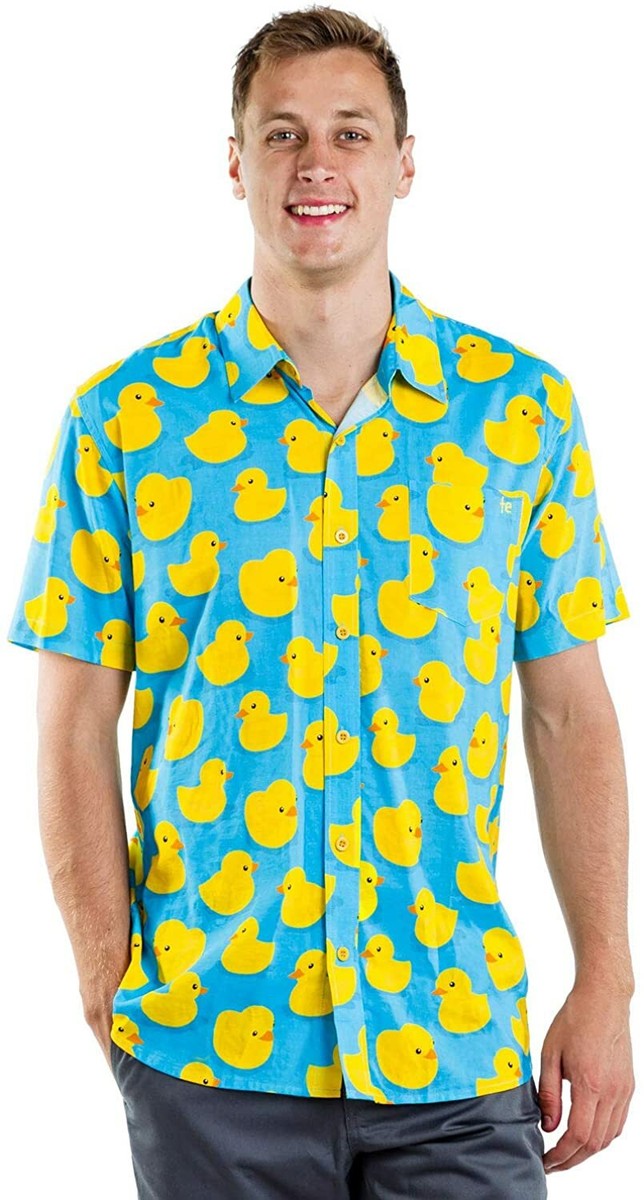 men's stretch hawaiian shirt