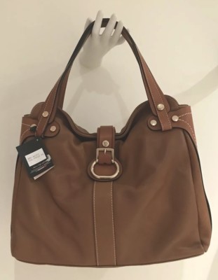 NWT TENTAZIONE DUE LEATHER LARGE TOTE   BAG ITALY TOP of the LINE