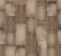 4 Rollen Rasch Vliestapete Lederoptik Beige,Braun 0,49€/Meter 475821 Crispy