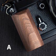 Wood Camera Hand Grip Handle For Nikon F2A F2AS Camera Aluminum Alloy Baseplate