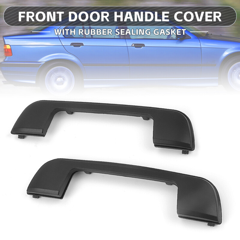 PMFCA Full Set Exterior Door Handle Covers For BMW 3 5 7 Series E36 E34 E32 Rubber Gasket Seals Door Handle Cover