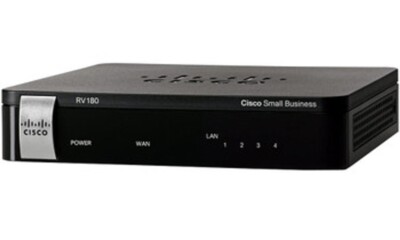Cisco RV180 800 Mbps 4-Port Gigabit Wired Router (RV180-K9-NA)