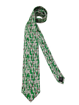 4002 )   LISA JANE SMITH MEN'S TIE 100% MICROFIBER  MADE IN  CHINA