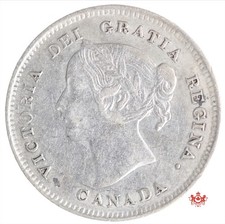 1897 Canada 5 Cents - VF/EF - Lot#13021