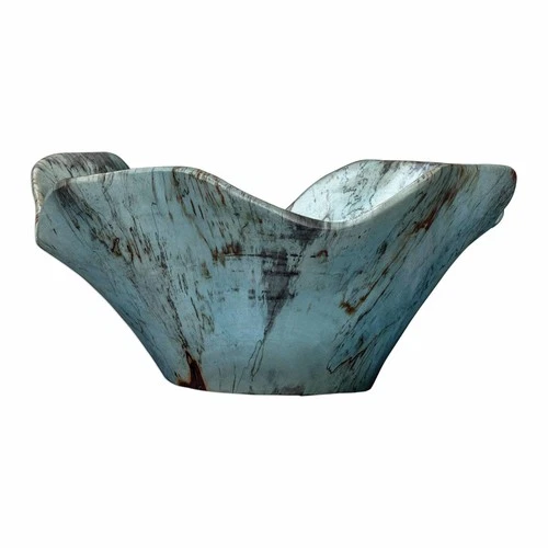 Uttermost 04178 Teo Wood Bowl Wall Art - Set of 3 - Soft Caribbean Blue - Picture 5 of 6