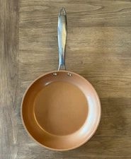 Gotham Pro Steel Fry Pan Skillet Nonstick Titanium Ceramic Copper Coating 10”