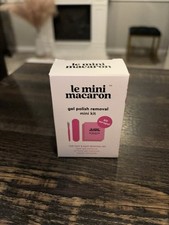 Le Mini Macaron Gel Polish Removal Kit 20 Wraps, File,  Cuticle Stick Mini Set