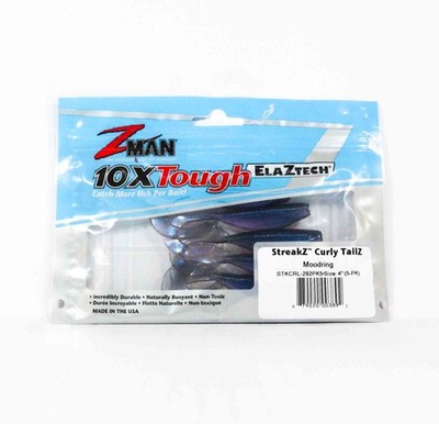 Zman Soft K�der StreakZ Curly TailZ 4 Zoll 5/Pack Mood Ring (3892)