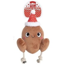 Christmas Turkey Pet Christmas Gift Plush Toy For Dogs