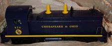 Williams Chesapeake And Ohio NW-2 Switcher Locomotive CAB#624