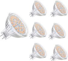 MR16 LED 4/6/10 Leuchtmittel 3W 5W 7W Einbauspots Lampe Glas 220V 12V GU5.3