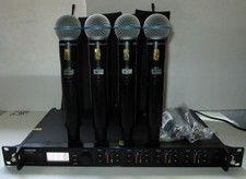 SHURE ULXD4Q-G50, 4 x ULXD2-G50 BETA58A Wireless Handheld Microphone  Receiver