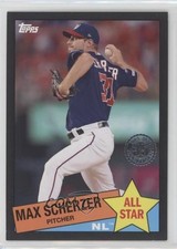 2020 Topps 1985 Baseball All-Stars Black 112/299 Max Scherzer #85AS-38 0l7e
