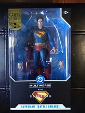 Mcfarlane 7 Inch Gold Label 2025 Movie DC Multiverse SUPERMAN  Battle Damage