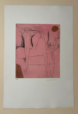 Marino Marini Tout Pres de Marino Original Etching