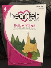 Heartfelt Creations Cut  Emboss Dies Holiday Village