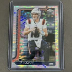 2025 Topps Chrome Drake Maye Pulsar Refractor New England Patriots #207