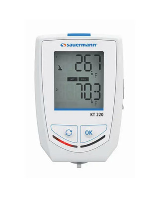 Sauermann KT 220-O Temp./Humidity/Curr./Volt./Impulsion/WP Data Logger