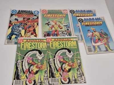 Firestorm The Nuclear Man Annual Lot Of 6