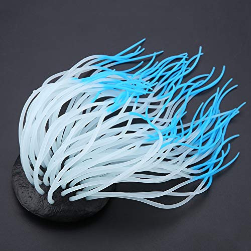 Aquarium Plastic Grass Artificial Green Lifelike Underwater Plants Luminous - Picture 7 of 8