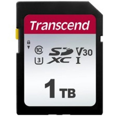 Transcend SDXC 300S 1TB Class 10 UHS-I U3 V30 TS1TSDC300S (0760557858133)