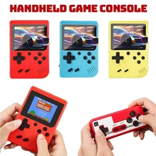 Portable Retro Game Console with 500 Classic Games - Rechargeable Mini Device