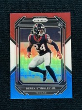 Derek Stingley Jr. - 2022 Panini Prizm (RC) - Red White Blue Prizm - Texans