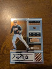 2018 Panini Elite Extra #NM2 Nick Madrigal College Tickets Signatures #/25