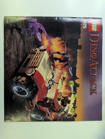 LEGO Dino Attack: Fire Hammer Vs. Mutant Lizards (7475) 100% Complete + Manual