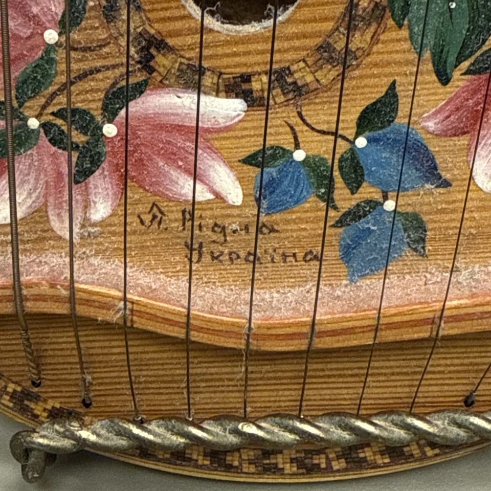 Bandura Instrumento Folclórico URSS Bandyra Soviética 15 pulgadas = 37,5 cm De Colección Funcionando Excelente Foto 4 de 4