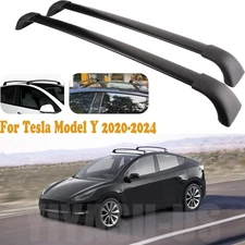 For Tesla Model Y 2020 2021 2022 2023 2024 Roof Rack Rail Cross Bars Kit Pair