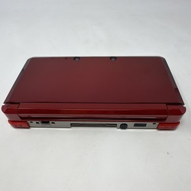 Nintendo 3DS Flame Red Handheld Console System CTR001 Mint Condition Barely Used